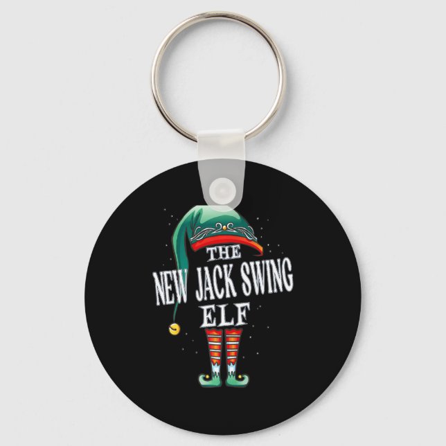 Llavero New Jack Swing Elf Christmas Group Xmas Pajama Par (Anverso)