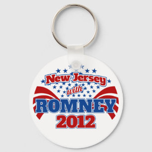Llavero New Jersey con Romney 2012