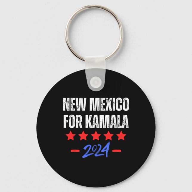Llavero New Mexico For Kamala 2024 Dnc Kamala Harris Suprt (Anverso)