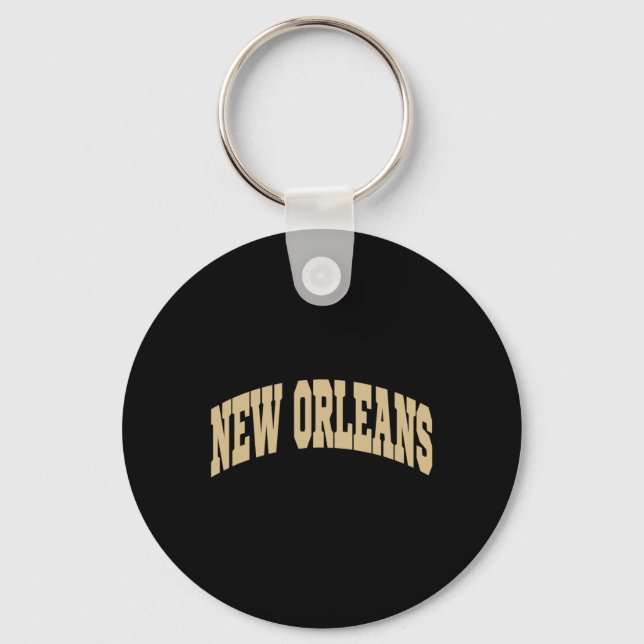 Llavero New Orleans - Throwback Design - Clic  (Anverso)