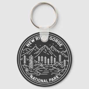 Llavero New River Gorge National Park Monoline