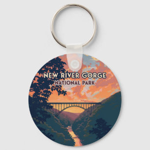 Llavero New River Gorge National Park West Virginia Bridge