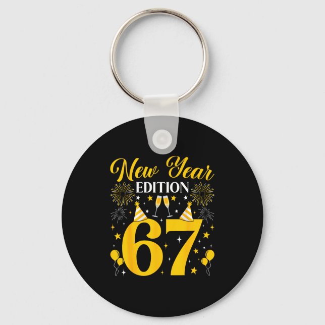 Llavero New Year Edition 67 Funny 6 7 Meme New Year 2026 T (Anverso)