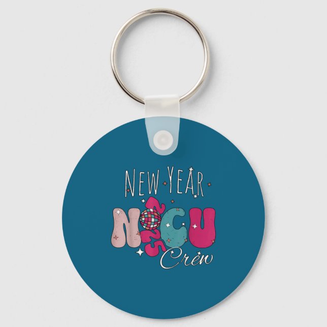 Llavero New Year Nicu Nurse Crew Celebration Uni-adults -  (Anverso)
