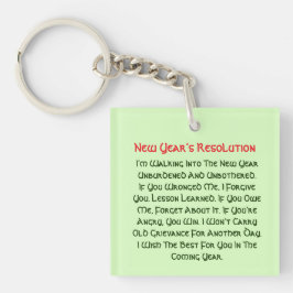 Llavero New Year’s Resolution Keychain