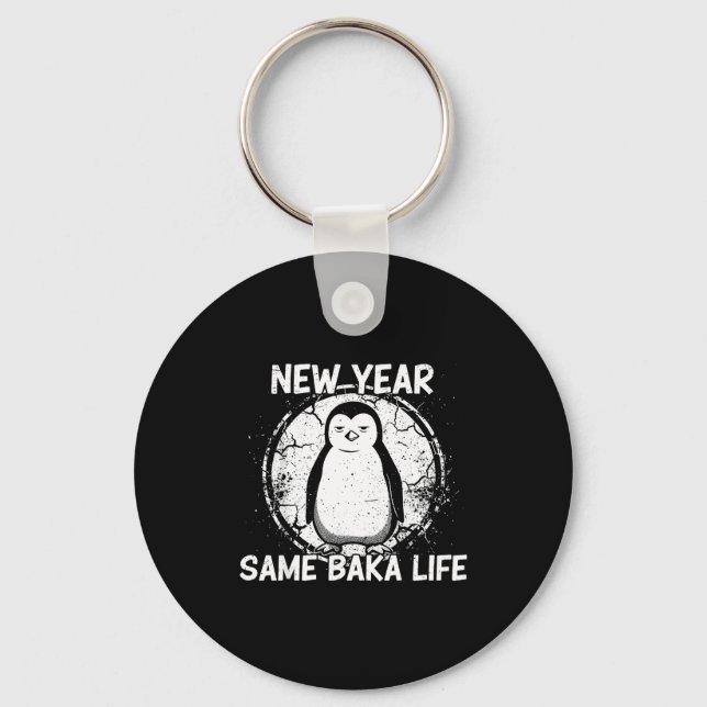 Llavero New Year Same Baka Life Baka Penguin  (Anverso)