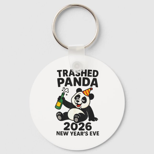 Llavero New Years Eve 2026 Trashed Panda Premium  (Anverso)