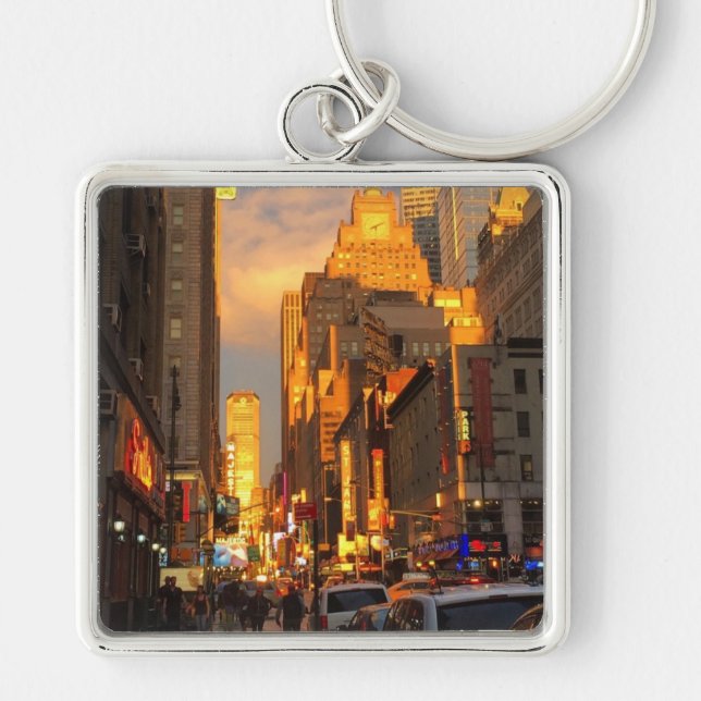 Llavero New York City Sunset Midtown Theatre District NYC (Frente)