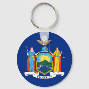Llavero New York Flag, The Empire State, American Colonies
