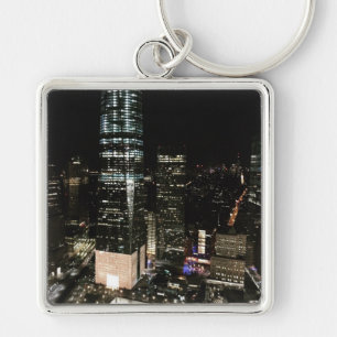 Llavero New York Night Downtown Manhattan Skyline NYC