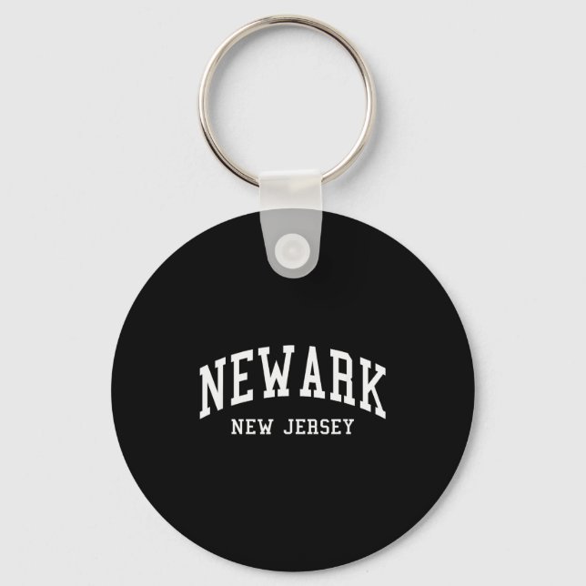 Llavero Newark - New Jersey - Throwback Design - Clic  (Anverso)