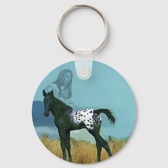 Llavero Nez Perce Pony Keychain (Anverso)