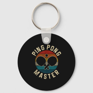 Llavero Ng Ng Maestro Jugador de Tenis de Mesa Vintage Div