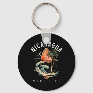 Llavero Nicaragua Nica Surf Vintage Surfing Surfista 