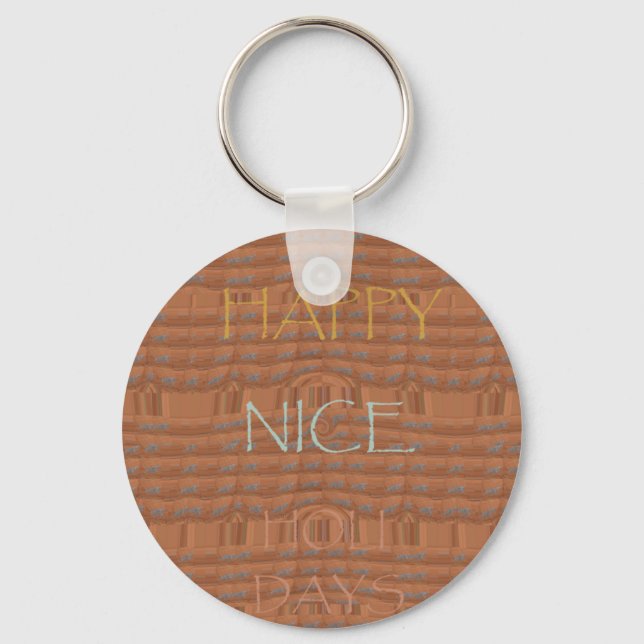 Llavero Nice Happy Kenya Zebra Hakuna Matata Motif De (Anverso)