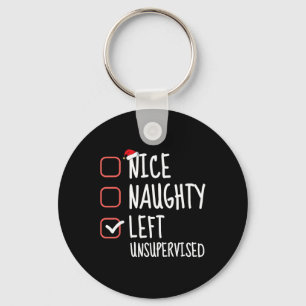 Llavero Nice Naughty Dejó Navidades Sin Supervisión Lista