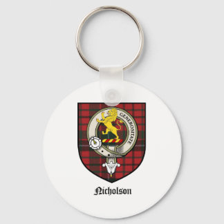 Llavero Nicholson Clan Escudo Badge Tartan