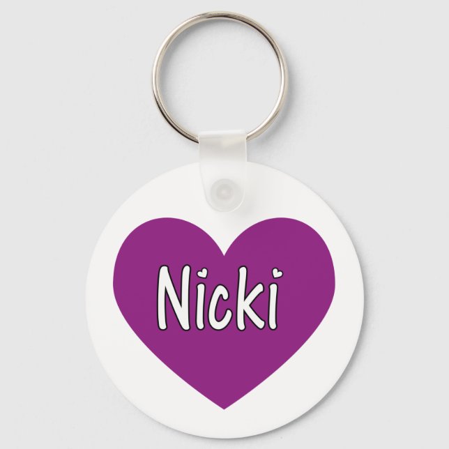 Llavero Nicki (Anverso)