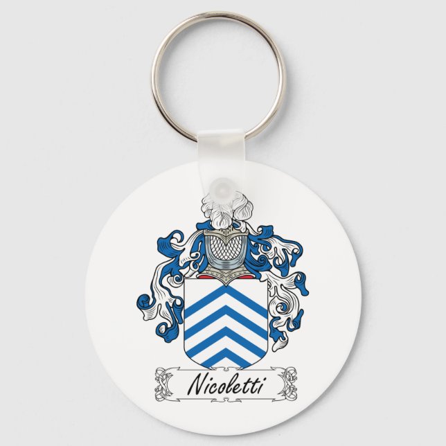 Llavero Nicoletti Family Crest (Anverso)