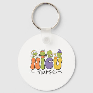 Llavero Nicu Enfermera Dinosaur Halloween Calabaza Neonata