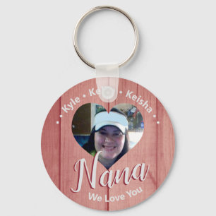 Llavero Nietos de Nana personalizados te queremos foto cla