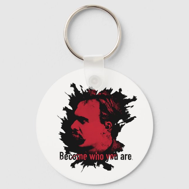 Llavero Nietzsche Keychain - Conviértete en quien eres (Anverso)