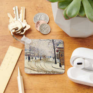 Llavero Nieve, Boulevard de Clichy, París por Paul Signac