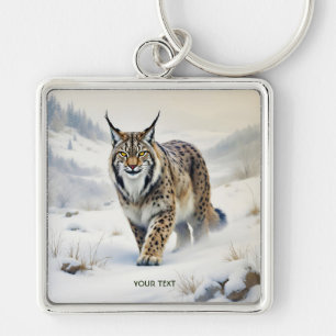 Llavero Nieve de invierno de Fantasy Cute Lynx
