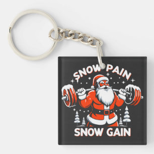 Llavero Nieve Dolor Nieve Ganar Navidades festivos Gym Wor
