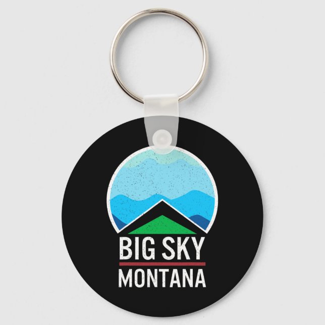 Llavero Nieve para esquiar en snowboard Ski Sky Montana (Anverso)