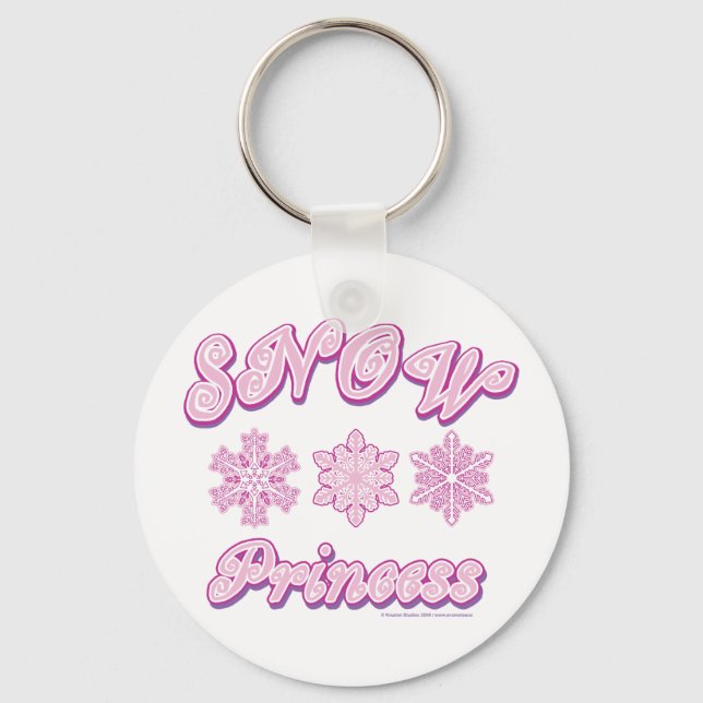 Llavero Nieve-princesa-en-oscuridad (Anverso)