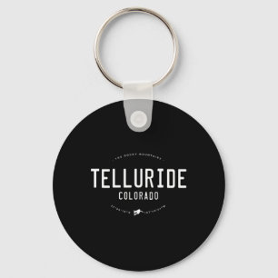 Llavero Nieve vintage perturbada por telluride Colorado