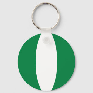 Llavero Nigeria Fisheye Flag Keychain