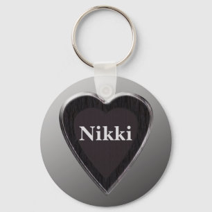 Llavero Nikki Heart Keychain por 369MyName