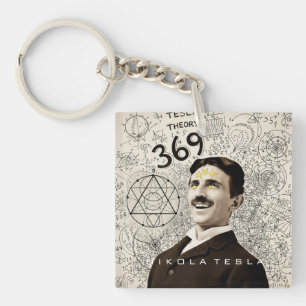 Llavero Nikola Tesla - 369 Clave para el Universo