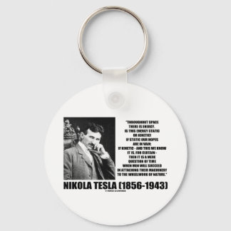 Llavero Nikola Tesla Ruedas De La Naturaleza Energía Cinét