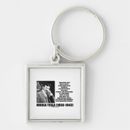 Llavero Nikola Tesla Ruedas De La Naturaleza Energía Cinét