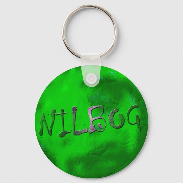 Llavero Nilbog Keychain (Anverso)