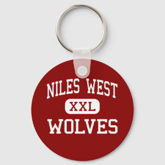 Llavero Niles West - Lobos - High - Skokie Illinois