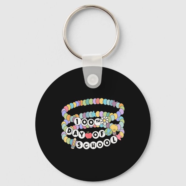 Llavero Niña Pequeña 100 Días De Pulsera De Amistad Escola (Anverso)