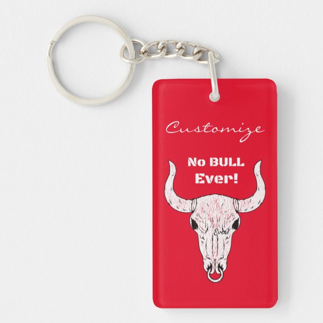 Llavero Ningún Bull Nunca Thunder_Cove (Frente)