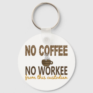 Llavero Ningún café ningún guardián de Workee