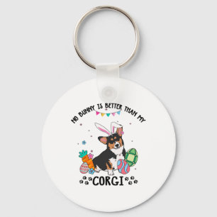 Llavero Ningún conejo es mejor que mi perro Corgi tricolor