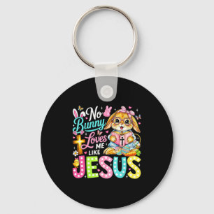 Llavero Ningún conejo me ama como Jesús Pascua Cristiano R