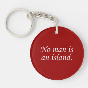 Llavero Ningún Hombre Es Una Isla