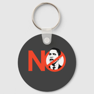 Llavero Ningunas camisetas de Obama/de Anti-Obama