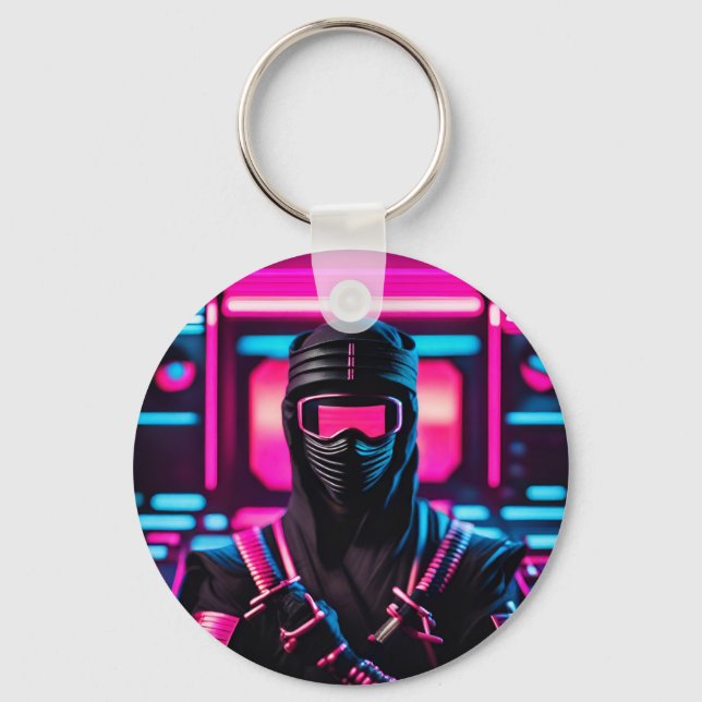 Llavero ninja de neón (Anverso)