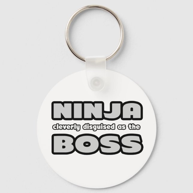 Llavero Ninja Está Claramente Disfrazada De Jefe (Anverso)