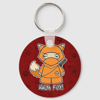 Llavero ¡Ninja Fox! En Red Keychain