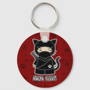 Llavero ¡Ninja Kitty! En Red Keychain